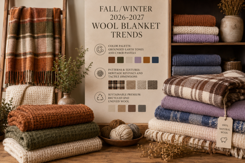 Fall/Winter 2026-2027 Home Trends: Top Wool Blanket Styles