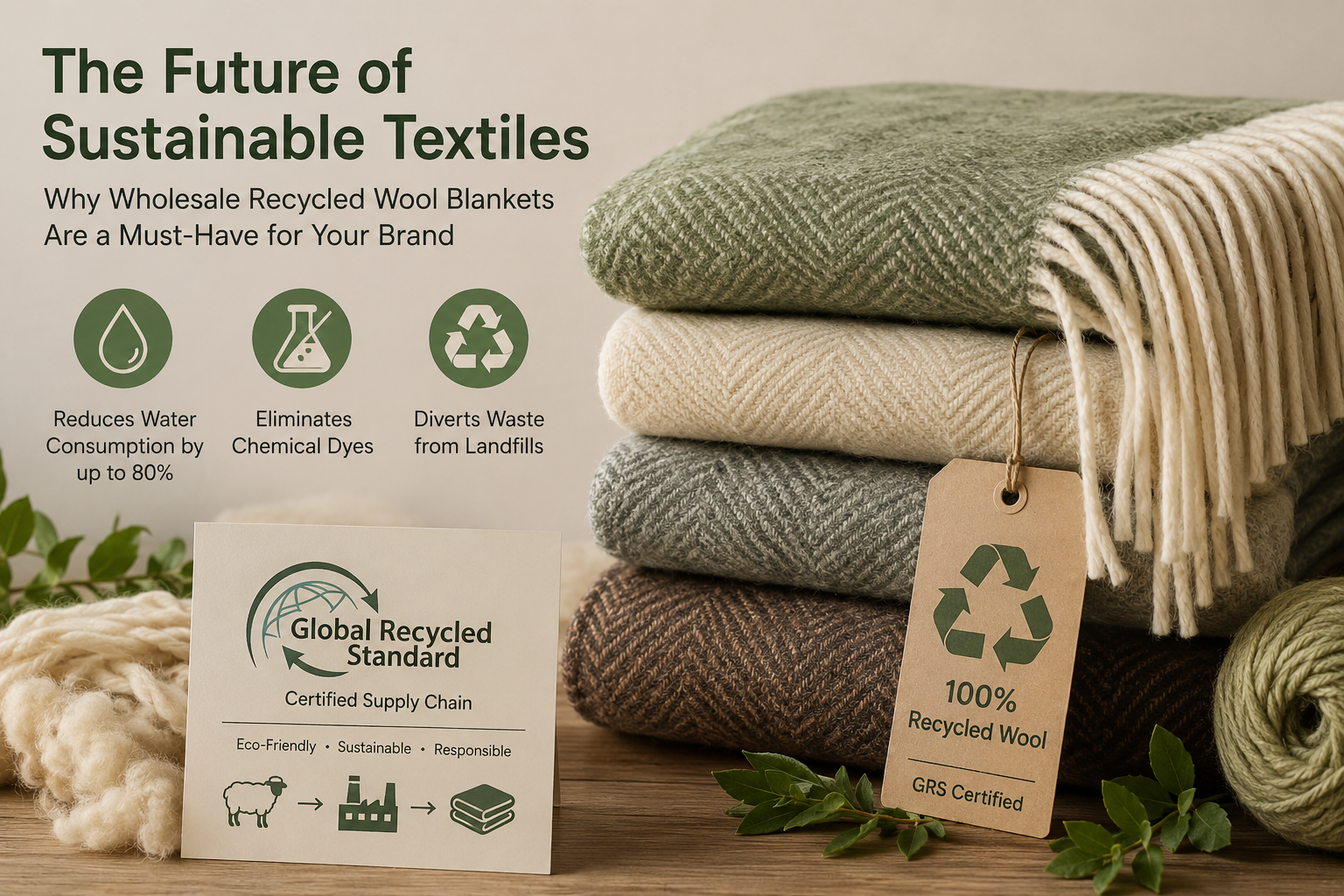 The Future of Sustainable Textiles: Why Recycled Wool Blankets Are a Must-Have for Your Brand
